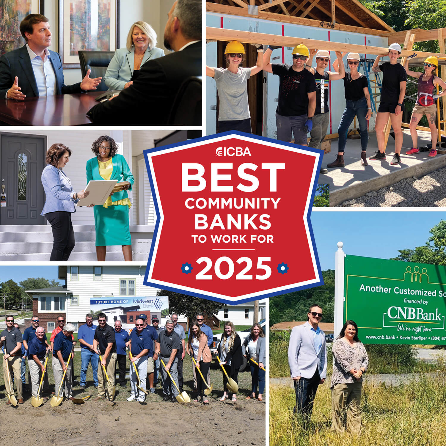 Best Community Banks to Work for 2025 Logo Web Image Square