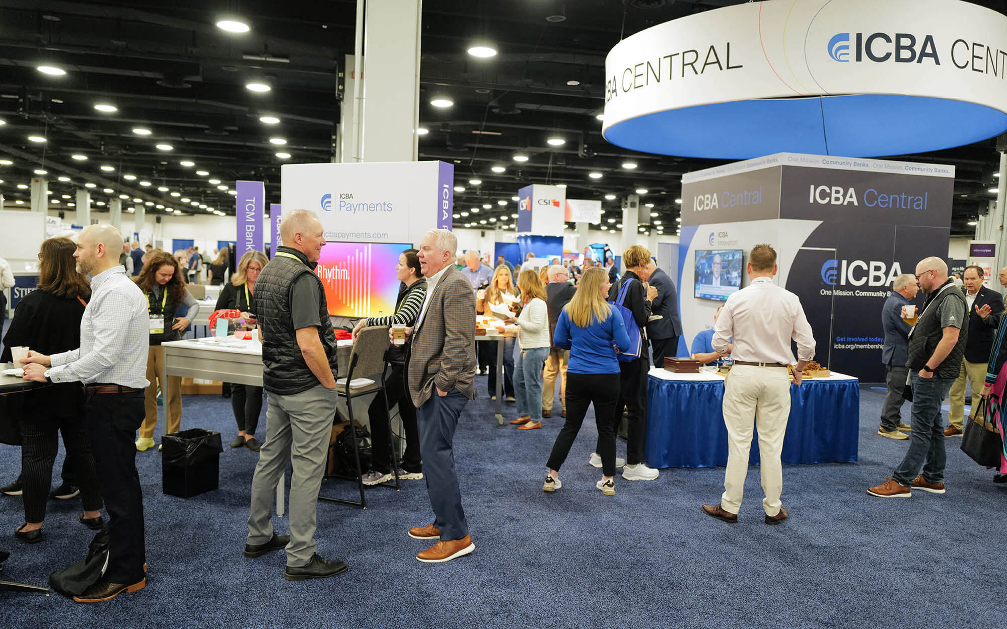 ICBA LIVE expo booths