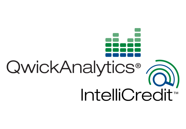 QwickAnalytics and IntelliCredit Logo